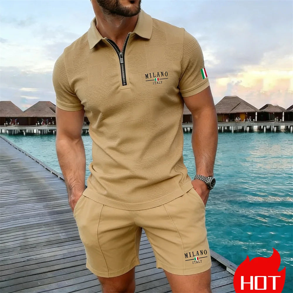 Conjunto Polo com Zíper
