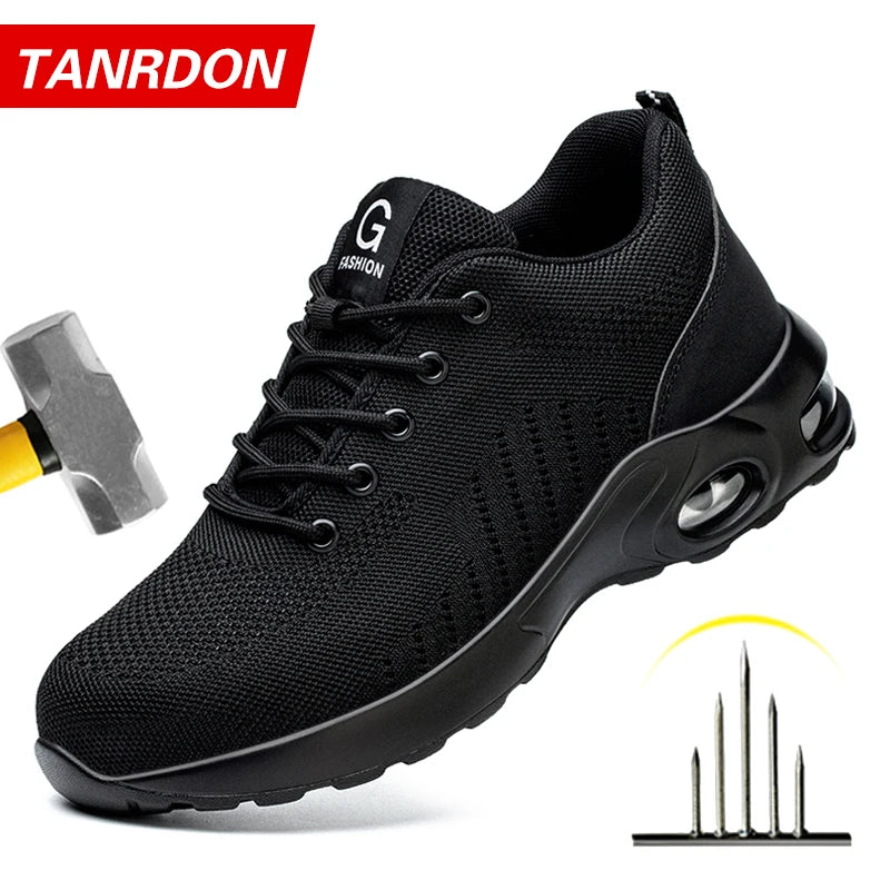 Ténis TANRDON com Biquera de Aço, Elegância e Segurança