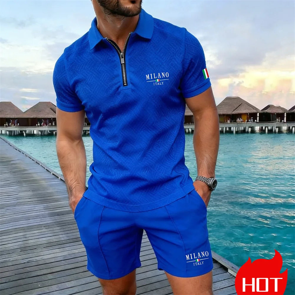 Conjunto Polo com Zíper