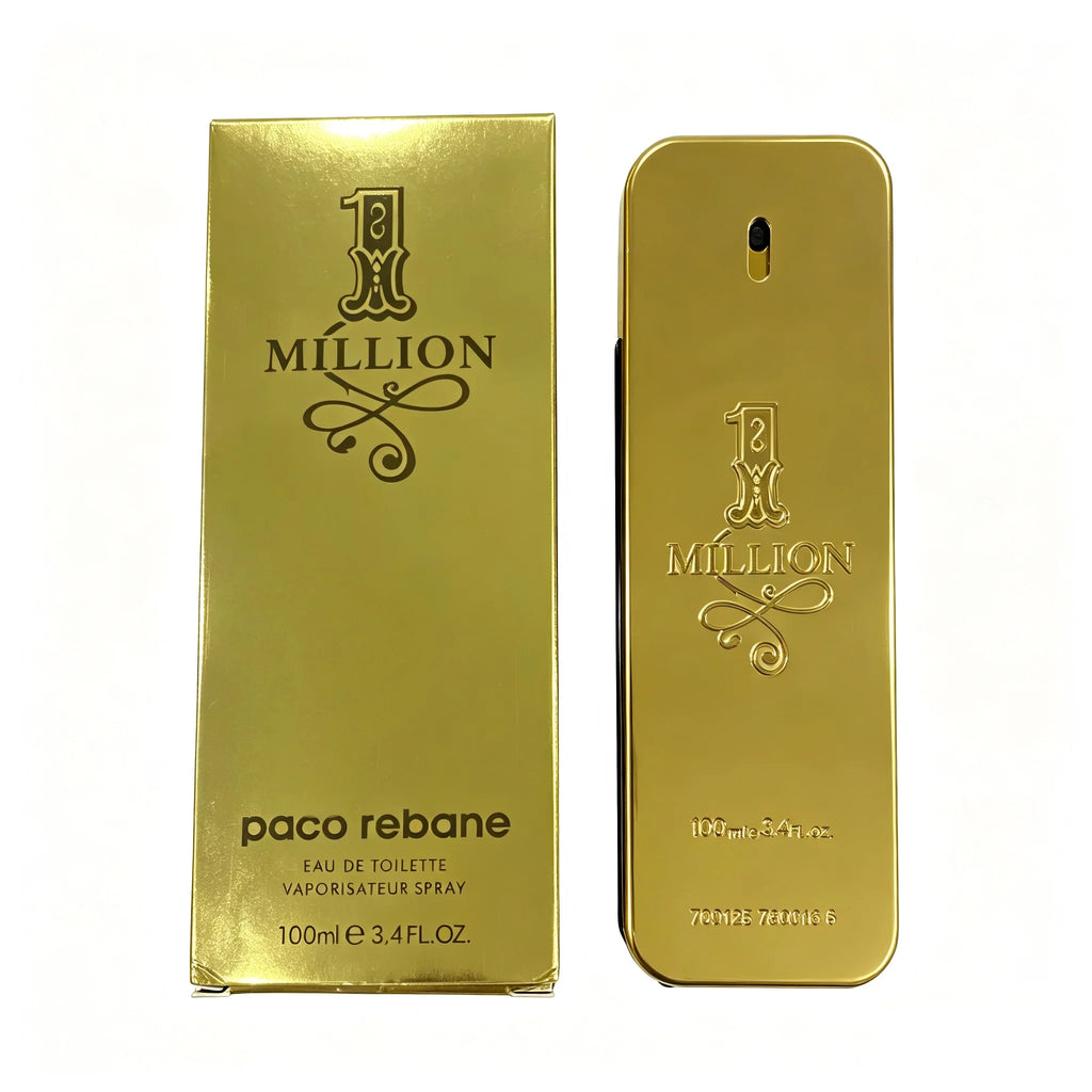 Paco Rabanne 1 Million 100ml EDT masculino, fragrância amadeirada