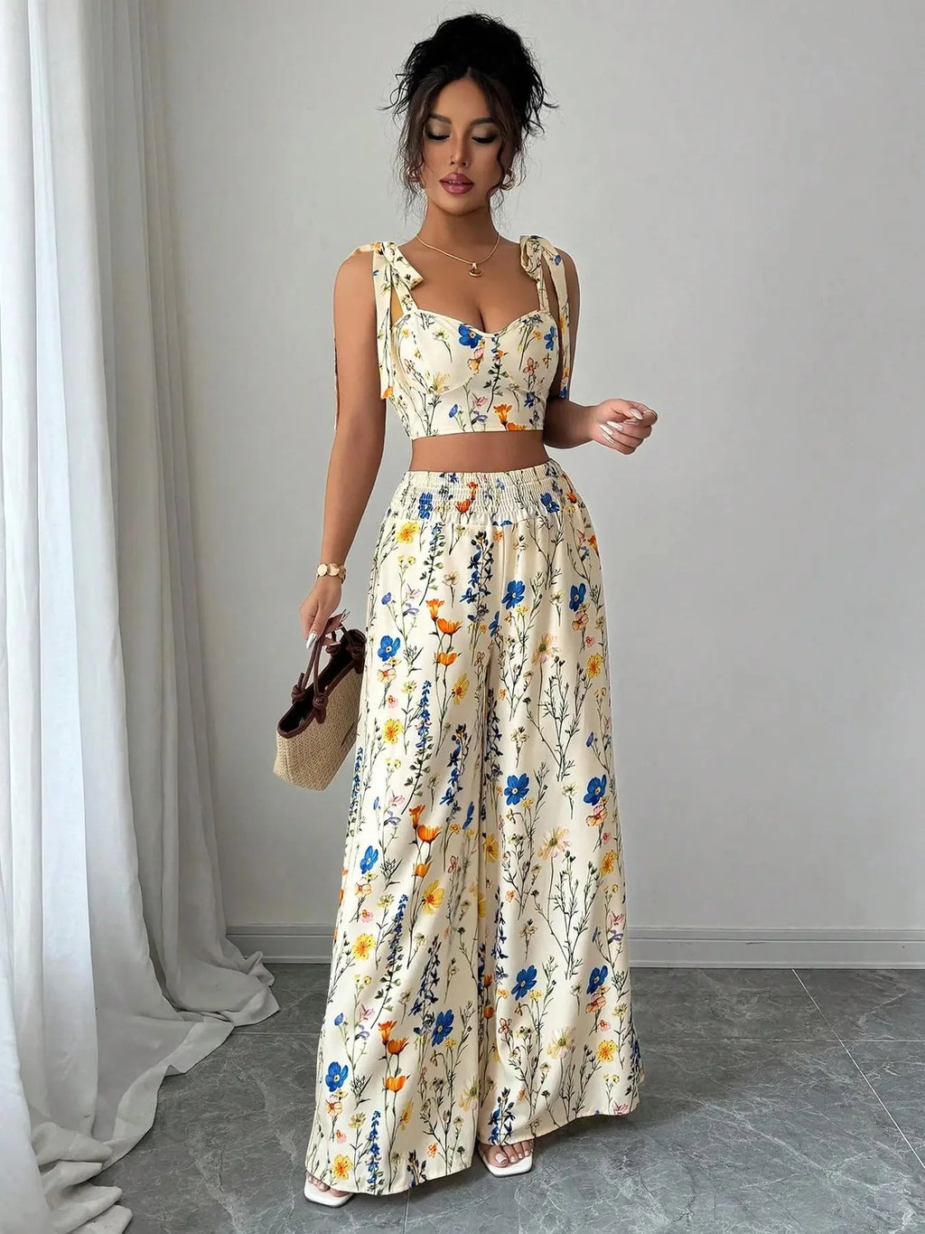 Conjunto 2 Peças elegante e confortável para uso casual, look moderno