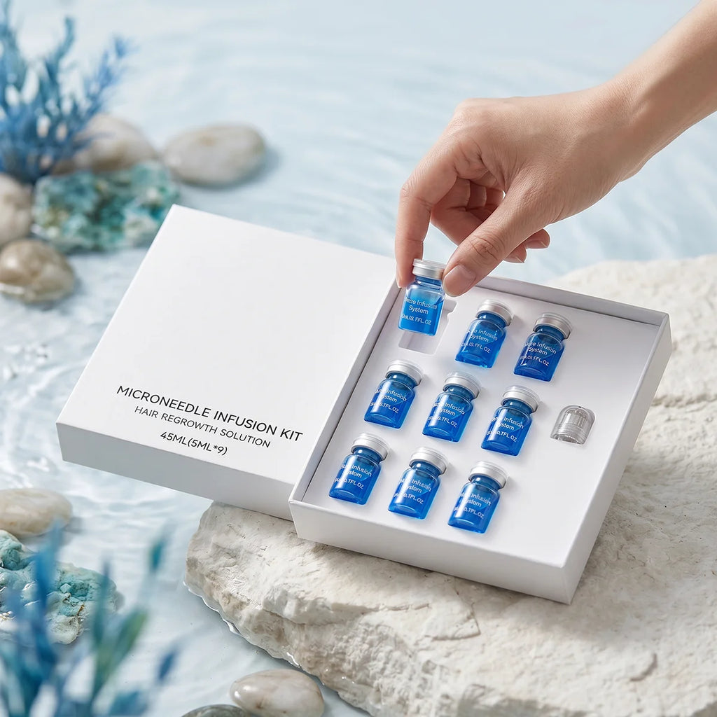 Kit de Microagulhas para Crescimento Capilar