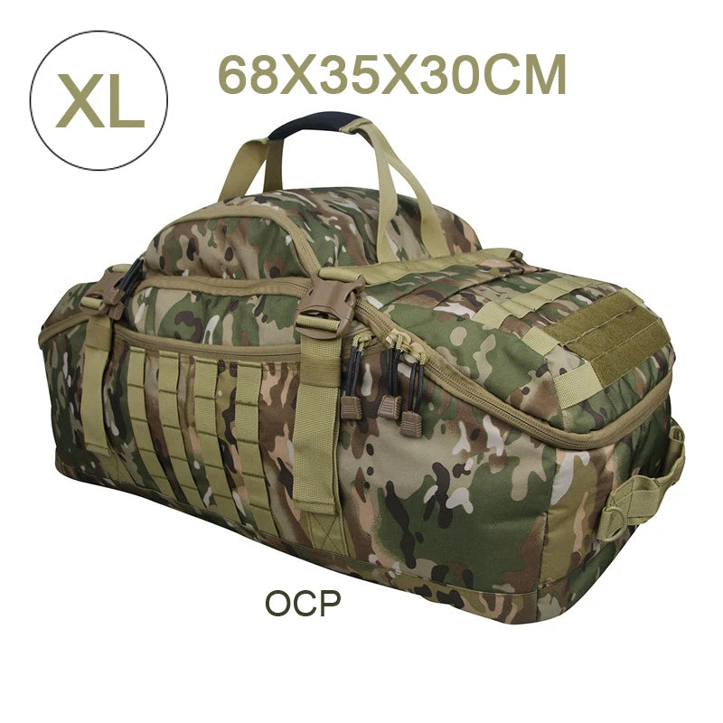 Mochila Tática LQARMY 30L 45L 80L para Viagens, Camping, Emergencias