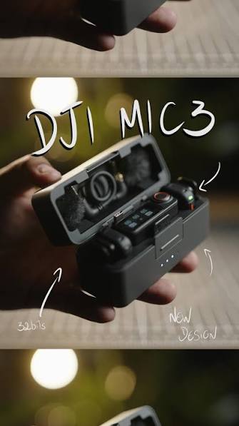 Microphone DJI Mic 3 Ultra-Light USB-C